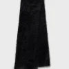 Alpaca knit scarf black