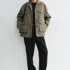 Army jacket khaki green