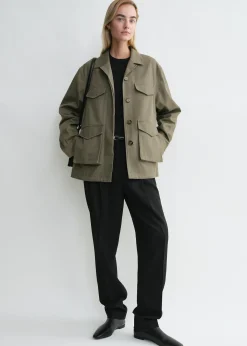 Army jacket khaki green