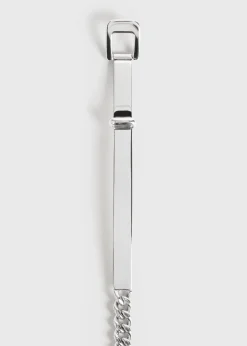 Chain belt silver