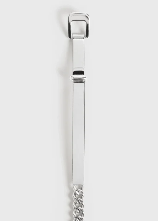 Chain belt silver