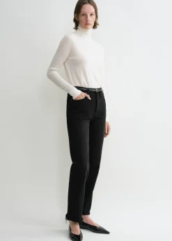 Classic cut denim black