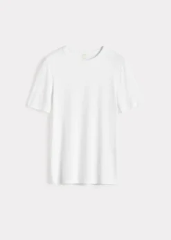 Classic rib tee white