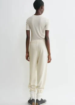 Classic rib tee winter white