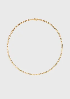 Crew-neck chain 18kt gold
