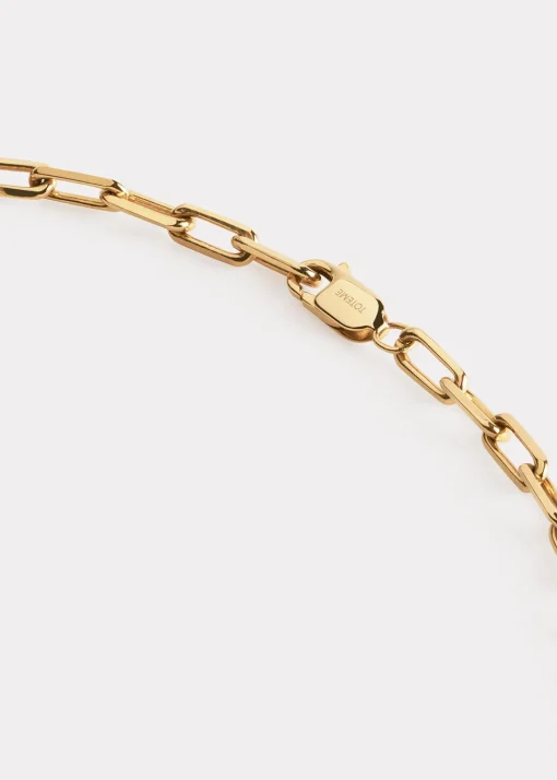 Crew-neck chain 18kt gold