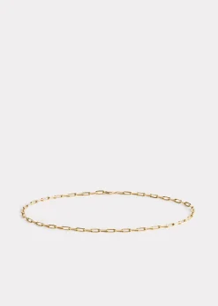 Crew-neck chain 18kt gold