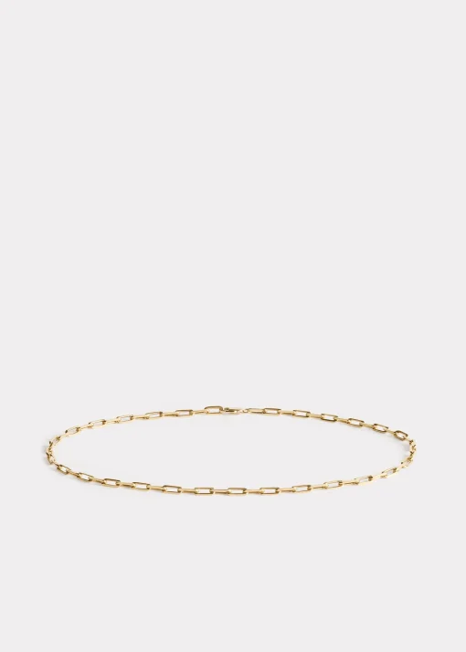 Crew-neck chain 18kt gold