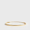 Diamond chain bracelet 18kt gold