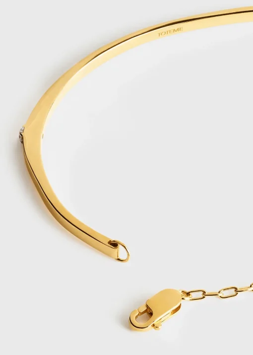 Diamond chain bracelet 18kt gold