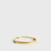 Diamond chain ring 18kt gold
