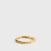Eternity diamond midi ring 18kt gold