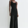Evening tank dress black