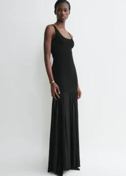 Evening tank dress black
