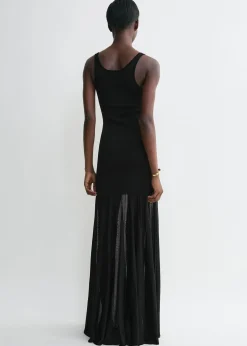 Evening tank dress black