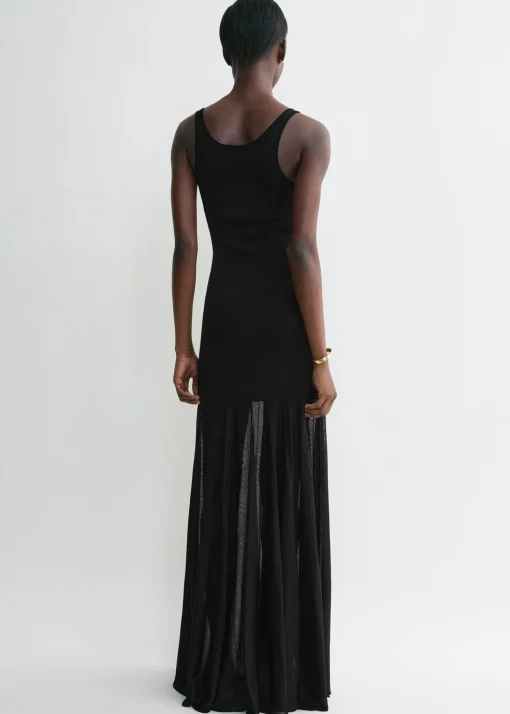 Evening tank dress black