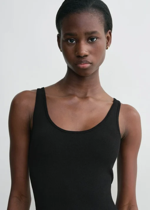 Evening tank dress black