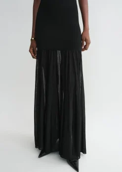 Evening tank dress black