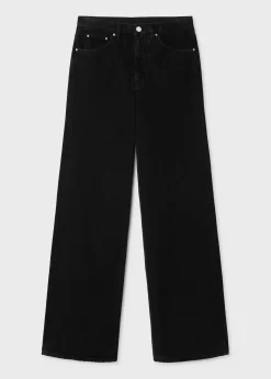 Flare fit denim black