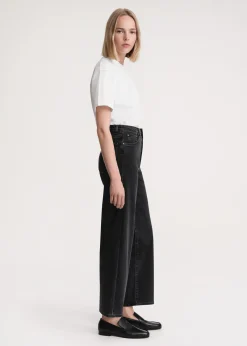 Flare fit denim grey