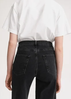 Flare fit denim grey