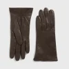 Leather gloves brown