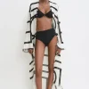 Mid-rise bikini bottoms black