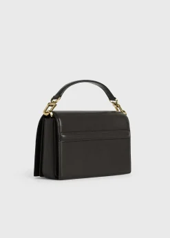 Mini T-Flap leather bag bark