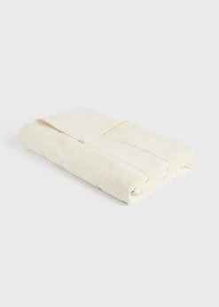 Monogram jacquard towel off white