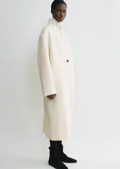 Overlay doublé coat winter white