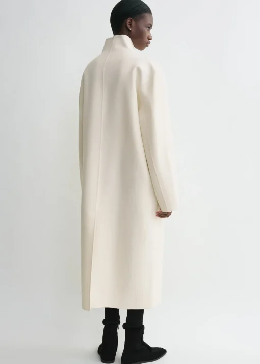 Overlay doublé coat winter white