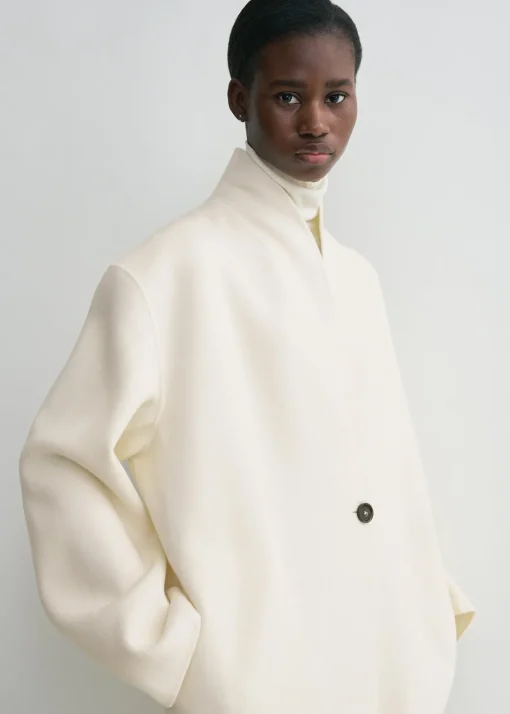 Overlay doublé coat winter white