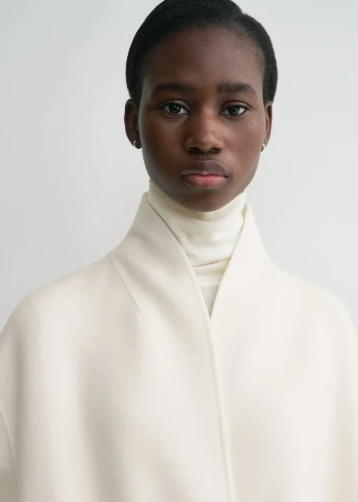 Overlay doublé coat winter white