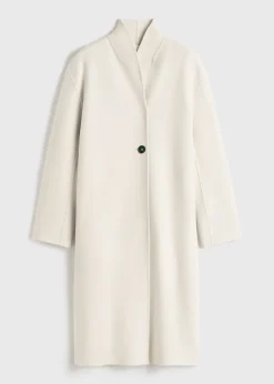 Overlay doublé coat winter white
