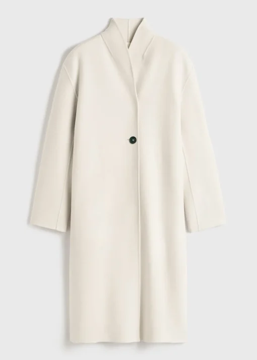 Overlay doublé coat winter white