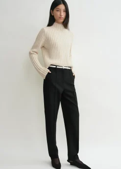 Petite chunky rib knit snow