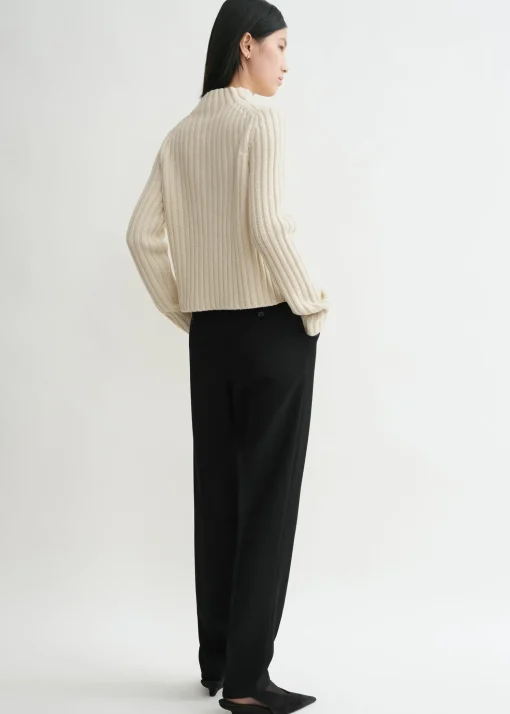 Petite chunky rib knit snow