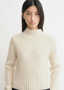 Petite chunky rib knit snow