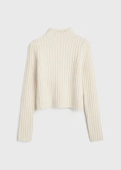 Petite chunky rib knit snow