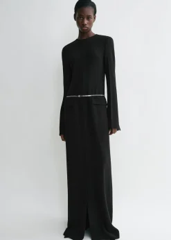 Pocket dress black