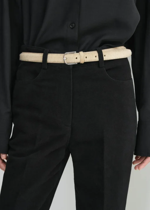 Pony hair belt sand