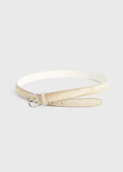 Pony hair belt sand