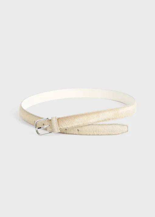 Pony hair belt sand
