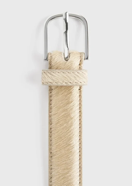 Pony hair belt sand