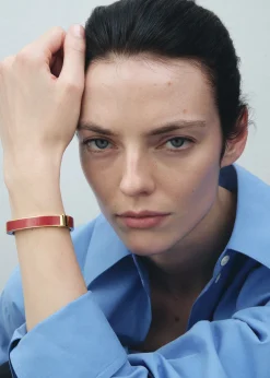 Signature bracelet chilli/gold