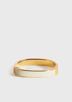 Signature bracelet ecru/gold