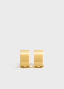 Signature hoops gold