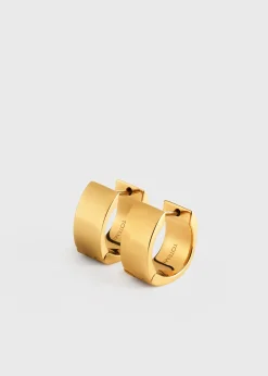 Signature hoops gold