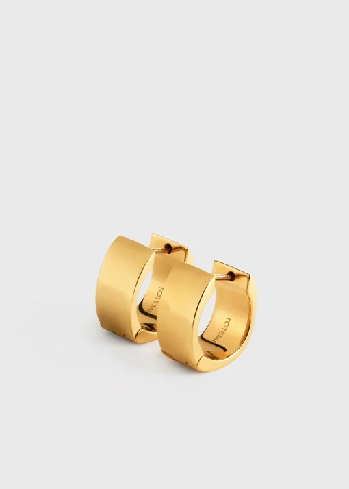 Signature hoops gold