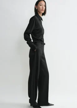 Slouch waist shirt black